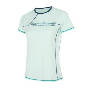 Женская футболка с коротким рукавом Trangoworld Sezze синяя/синяя защита УФ+30