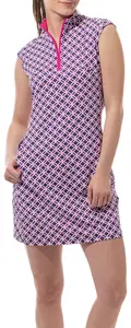 Женское платье для гольфа без рукавов SanSoleil SolStyle Ice, цвет Fushsia