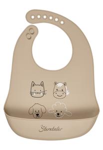 STERNTALER Нагрудник 'BAUERNHOF' в коричневом цвете