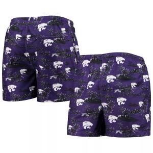 Мужские плавки FOCO Purple Kansas State Wildcats Island Palm