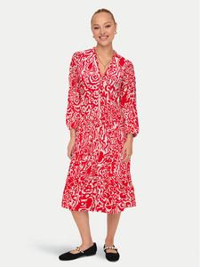 Платье-Рубашка свободного кроя Milana 15308233 Only, красный