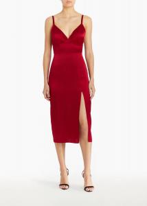 Платье Лейлани в алом цвете Amanda Uprichard, цвет scarlet