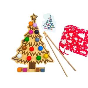 Красочная елка, картографирование, разноцветные шары, щипцы, моторика. Inna marka