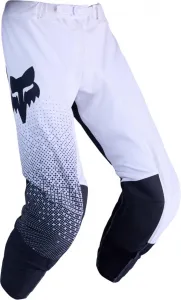 Мотоциклетные брюки Fox Flexair Fracture, бело-черные, размер 34, white/black