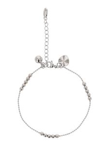 Faina Женский браслет из бисера с подвесками, серебро