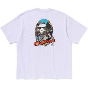 Футболка SS24 COMIC ART Series для мужчин A Bathing Ape, белый