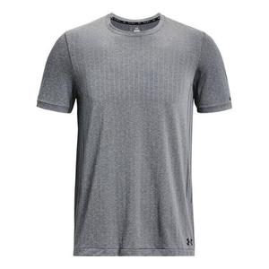 Футболка rush seamless t-shirt 'pitch grey' Under Armour, серый