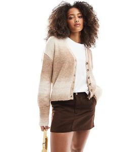 Кардиган Brave Soul Button в космическом стиле, бежевый