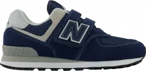 Кроссовки New Balance 574 Hook and Loop Little Kid 'Core Pack - Navy', синий