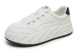 ZGR Женские повседневные туфли с противоскользящим и износостойким покрытием на низком ходу бежево-черные, цвет Beige Black