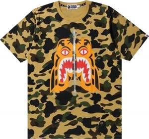 Футболка BAPE 1st Camo Tiger Tee 'Yellow', желтый