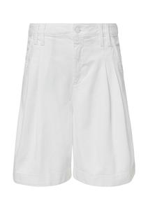 s.Oliver Широкие брюки-джинсы в складку, белые