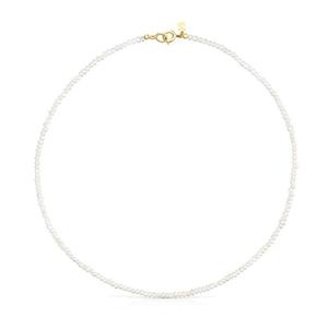 Колье Tous Pearls Camille, позолоченное серебро/жемчуг