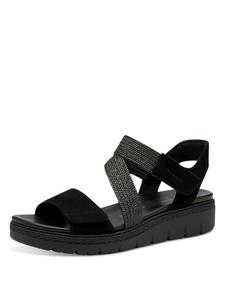 Сандалии на плоской подошве Tamaris, черный