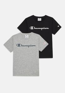 Футболка с принтом CREW NECK UNISEX 2 PACK Champion, черный