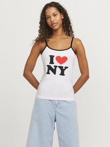 Топ JXGIGI PRINT JJXX, белый