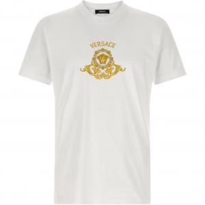 Футболка с принтом Medusa Head VERSACE, белый