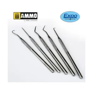 Набор из 5 предметов: крючок и отмычка из нержавеющей стали, Expo Modelling Supplies