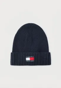 Детская вязаная шапка с изображением флага национального наследия. Tommy Hilfiger, Space Blue