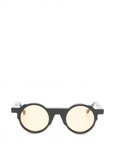 Солнцезащитные очки с круглой оправой Vava, черный