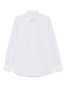 Рубашка Mazzarelli с принтом оконного стекла, белый