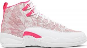 Кроссовки Air Jordan 12 Retro GS Arctic Pink, белый