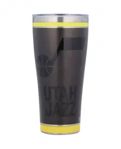 Стакан из нержавеющей стали Utah Jazz объемом 30 унций с затемнением Tervis Tumbler, black
