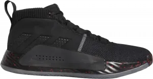 Кроссовки Adidas Dame 5, черный/желтый