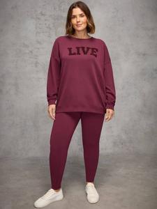 Кривые джерси леггинсы Live Unlimited, Red