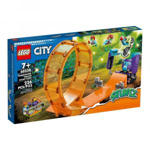 Конструктор LEGO City 60338 Трюковая петля Сокрушительный шимпанзе