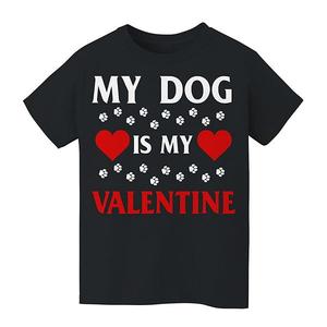 Футболка с принтом Kids 8-20 my dog is my valentine Licensed Character