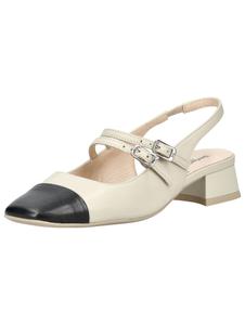 Nero Giardini Туфли-лодочки с открытой пяткой кремового цвета