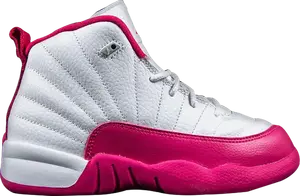 Кроссовки Air Jordan 12 Retro GP Vivid Pink, белый