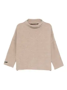 Джемпер с высоким воротом и длинными рукавами Album Di Famiglia Kids, нейтральный