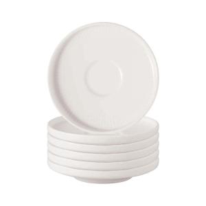 Набор блюдцев Villeroy & Boch Afina, 6 предметов, 11,6 см, белый