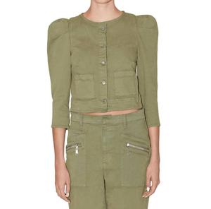 Куртка Sienna в стиле милитари Le Jean, цвет military