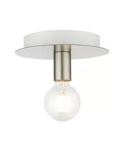 Hillview 1 светильник для скрытого монтажа Livex, silver-tone