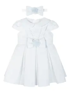 Платье с воротником Питер Пэн Dress & Fleur, синий