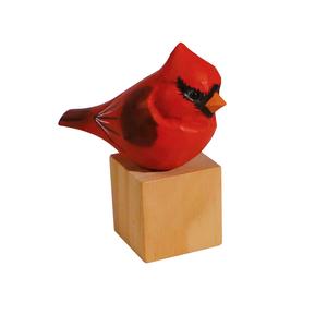 Резные деревянные статуэтки птиц chubby 5 см Wooden play family