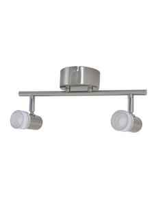 Светодиодный прожектор «MALAGA» в корпусе из блестящей стали - (Д)34 см x (Ш)10 см x (В)15 см - EEK G Näve, Stahl-blank - (L)34 cm x (B)10 cm x (H)15 cm - EEK G