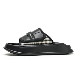 Wolves • Family QUNLANGSHIJIA Стелька с защитой от запаха и устойчивостью к истиранию, мужские слайдеры Black