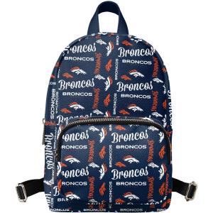 Молодежный темно-синий мини-рюкзак FOCO Denver Broncos с повторением Brooklyn