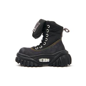 KEDDO Кроссовки Женские Ботильоны Серые, цвет Gray