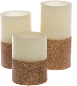 Свеча светодиодная Möbel & Accessoires MyFlair, кремовый / золотой