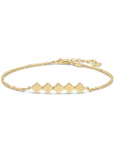 Браслет-Цепочка «Клевер» из 14-каратного золота, длина 6,5–7,5 дюймов, вес около 2,7 грамма Devata, gold