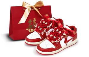 Jordan Кроссовки Air 1 Vintage женские низкие Red/White