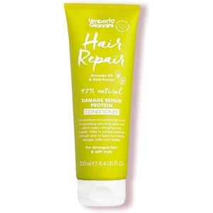 Umberto Giannini Hair Repair Протеиновый кондиционер для сухих и поврежденных волос, веганский и без жестокости, 250 мл
