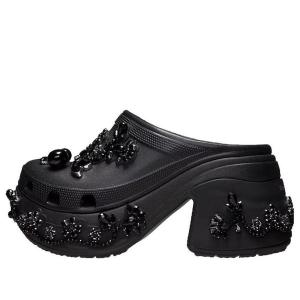 Сандалии x simone rocha siren clog 'black' Crocs, черный