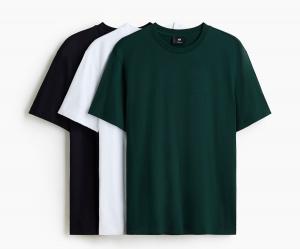 Комплект футболок H&M Regular Fit, темно-зеленый