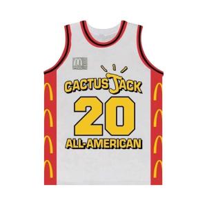 Футболка Cactus Jack by Travis Scott x McDonald's All American Jersey 'White', белый